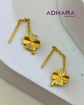 Arete Hojas Acero Inox (8885)