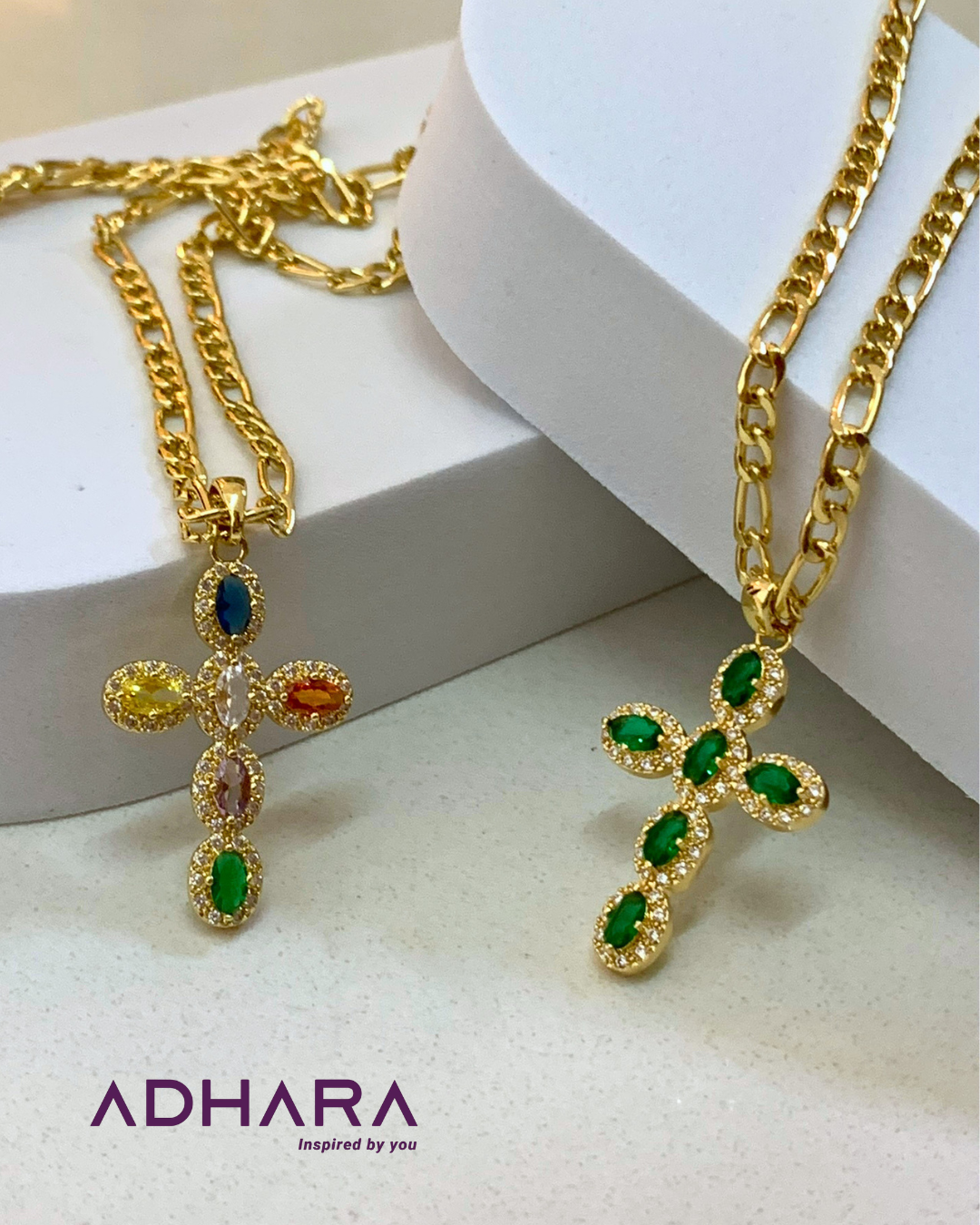 Collar Cruz Circonia AP (8845)