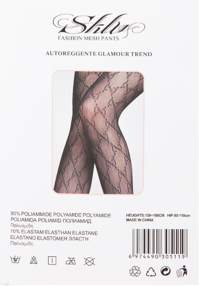 Medias Glamour Trend Lazo (8654)