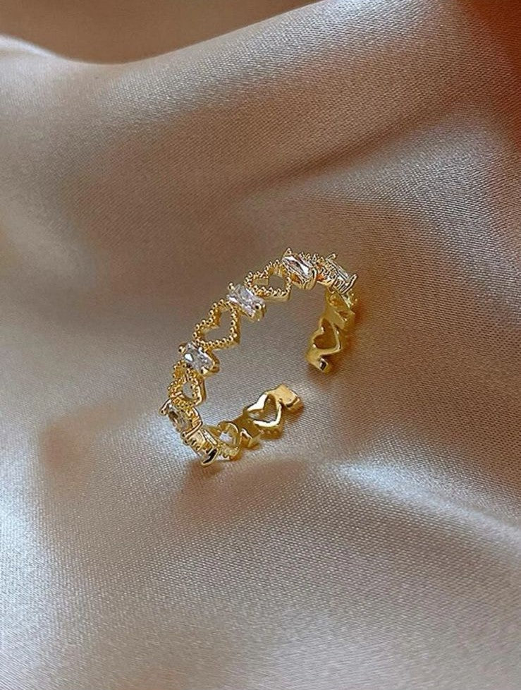 Anillo Corazón Cristal (8267)