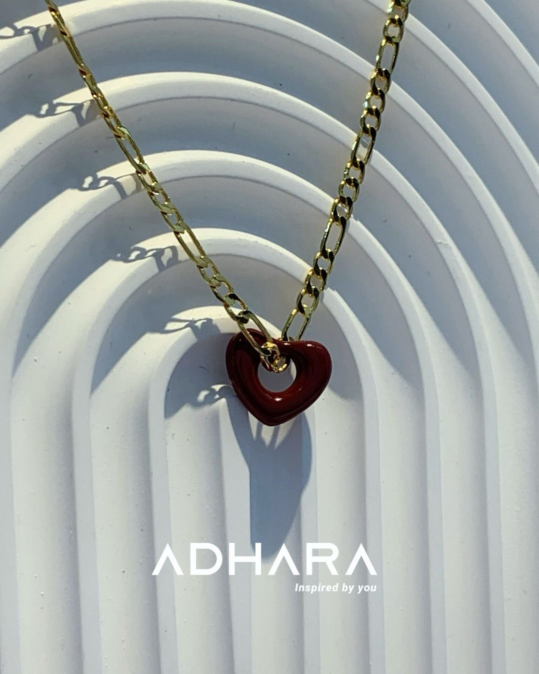 Collar Corazón Enchapado 18K (8810)