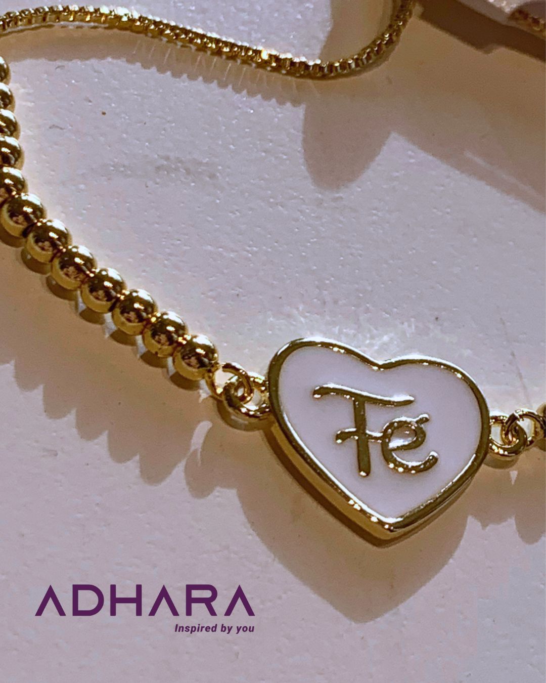 Pulsera Fe Enchapado 18K AP (1493)