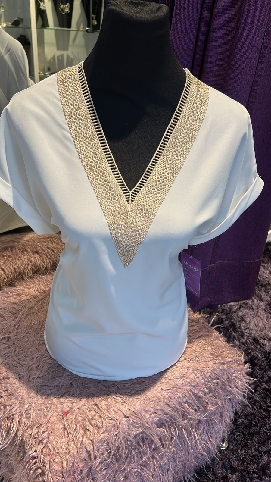 Blusa Bordada Oro (2774)