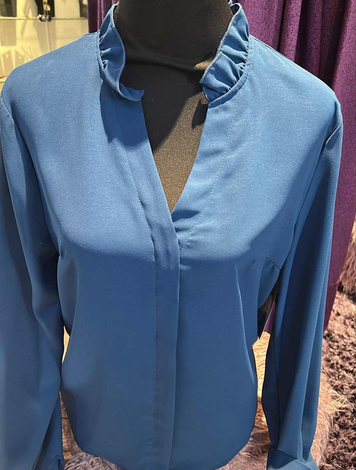 Blusa Cuello Vuelo (2755)
