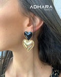 Arete Doble Corazón (8814)
