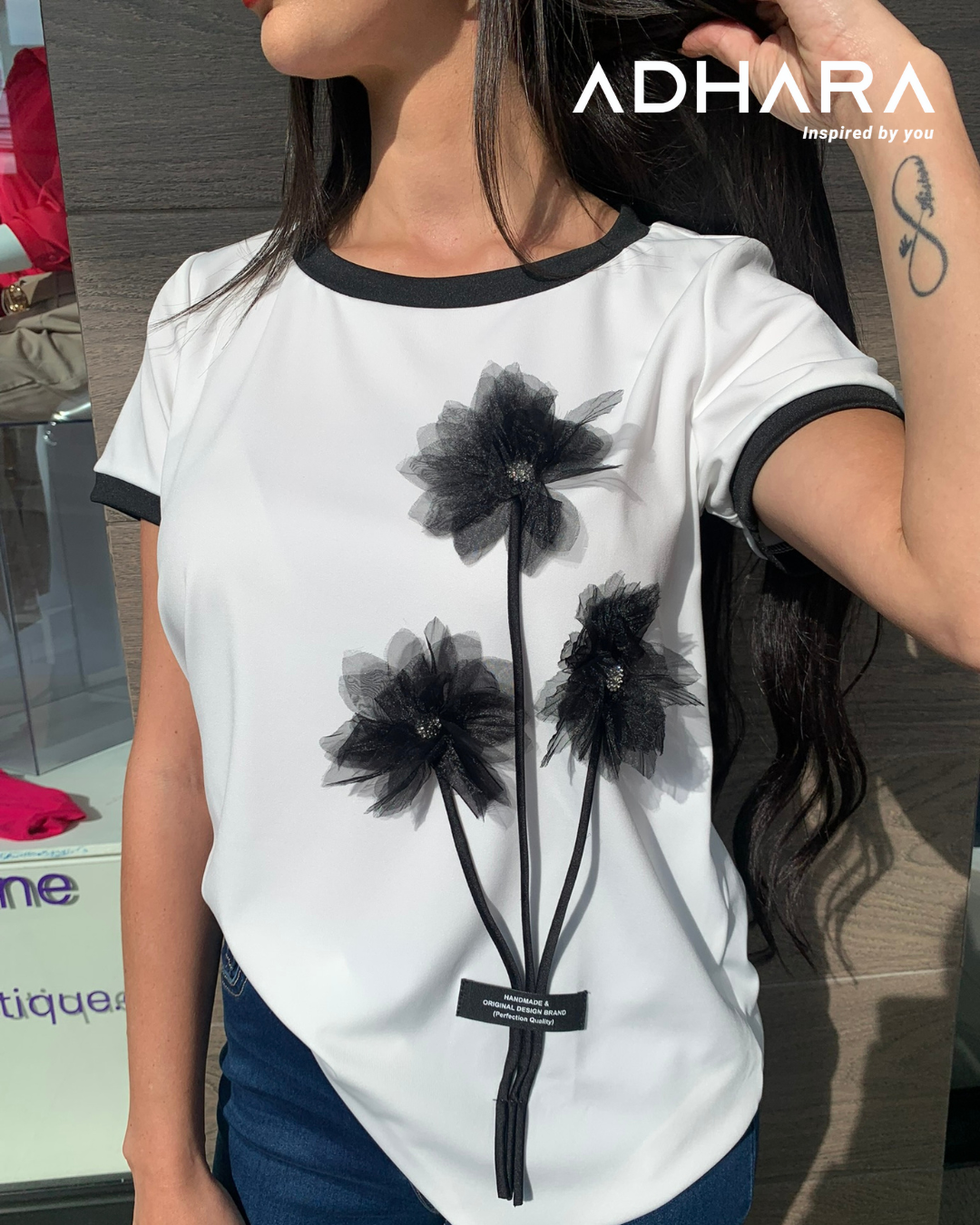 Blusa Flor 3D (2905)