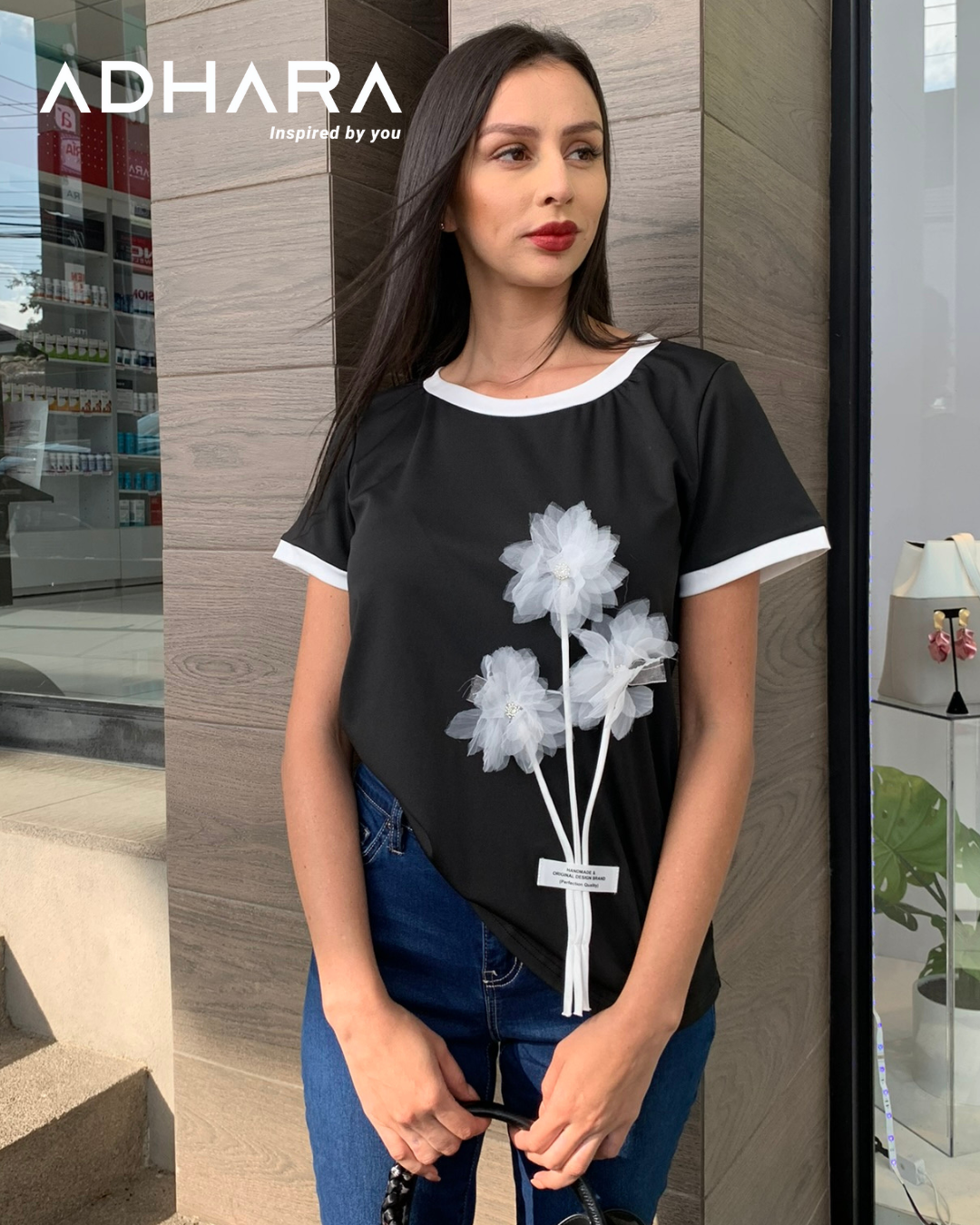 Blusa Flor 3D (2905)