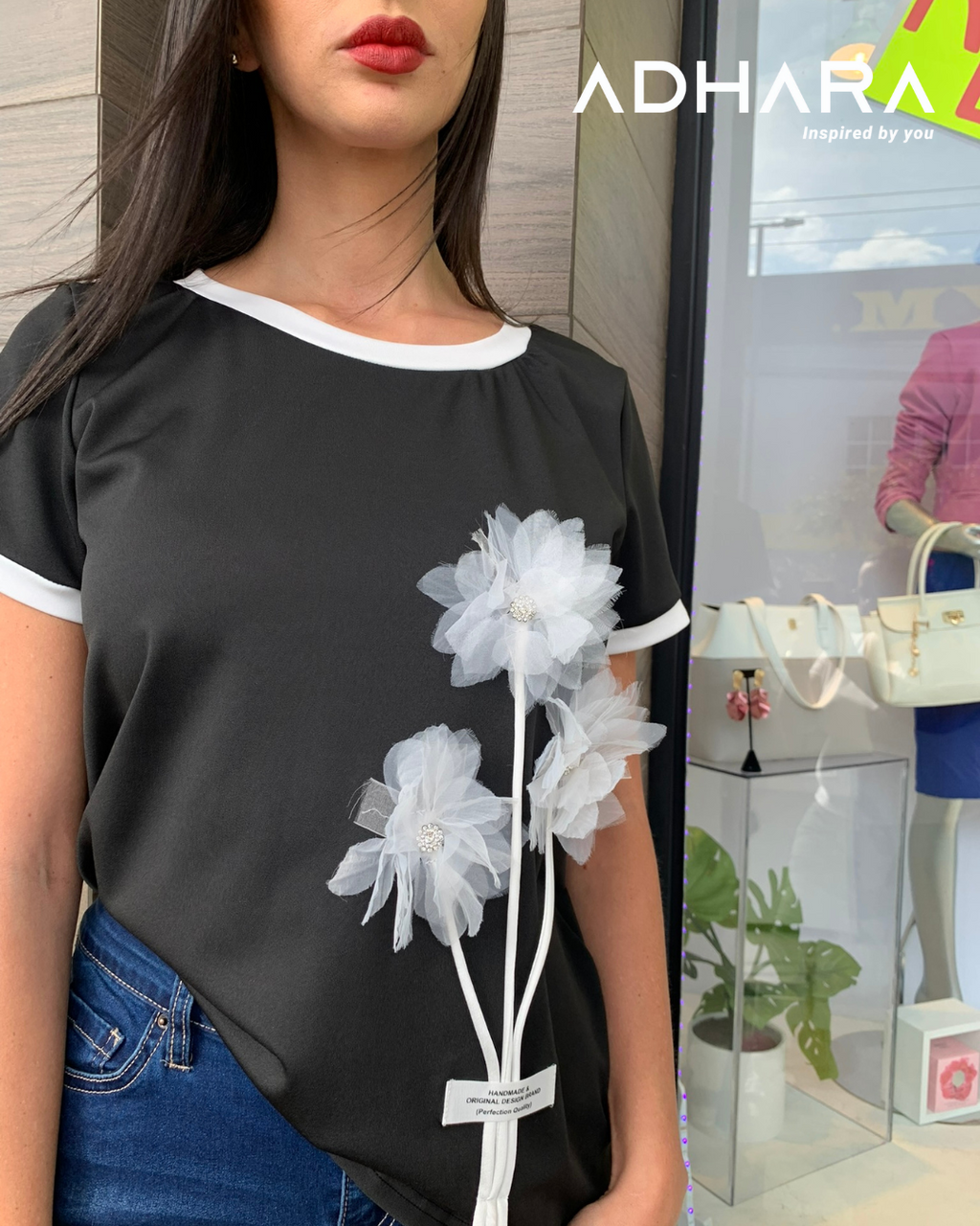 Blusa Flor 3D (2905)