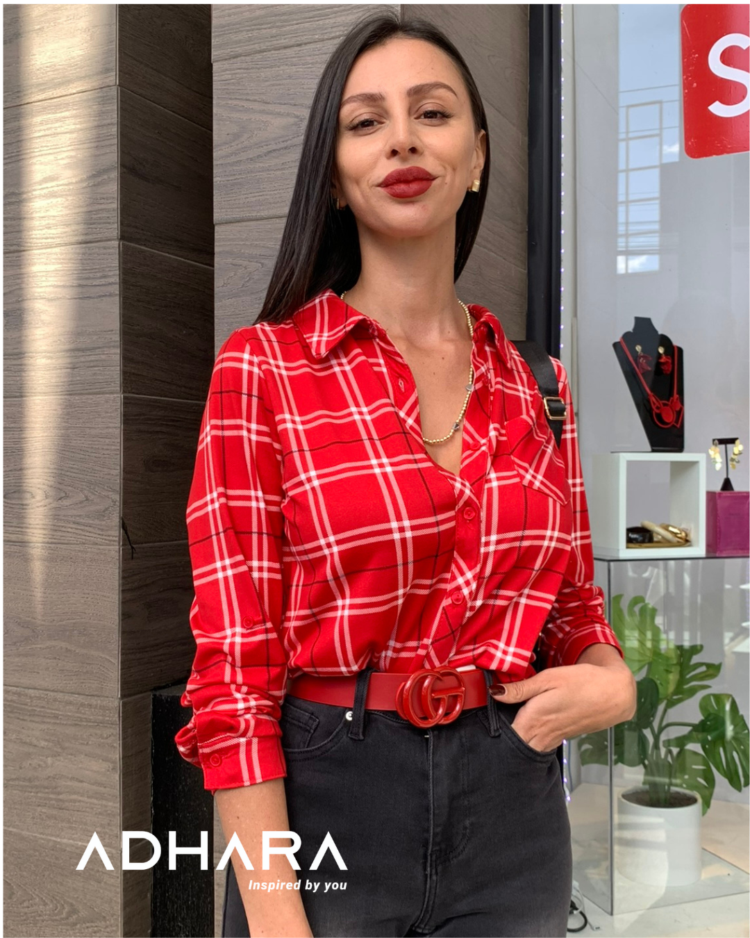 Blusa Cuadros (2976)
