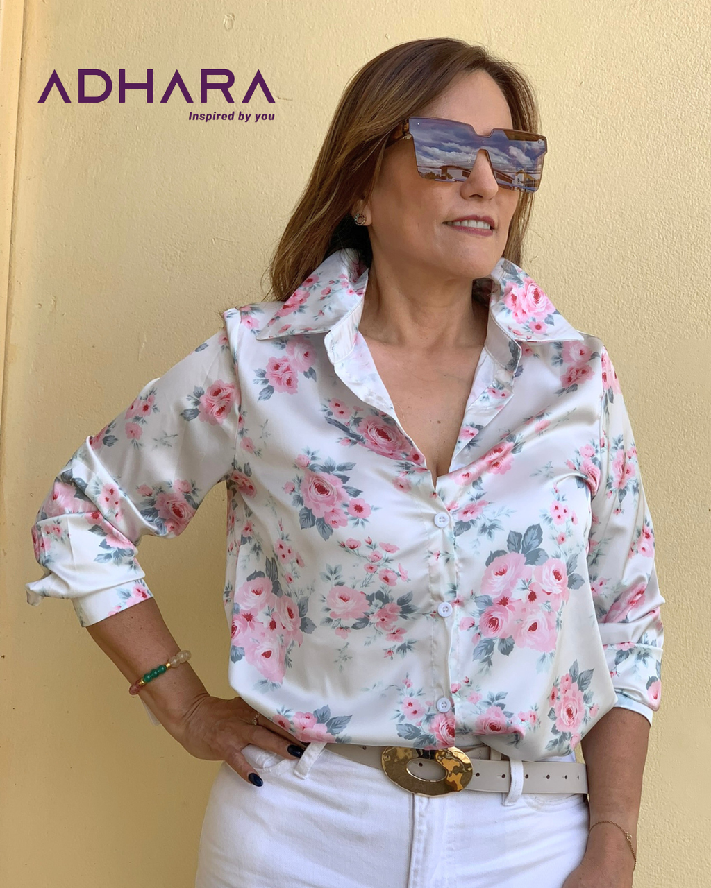 Blusa Satin Estampado (2984)
