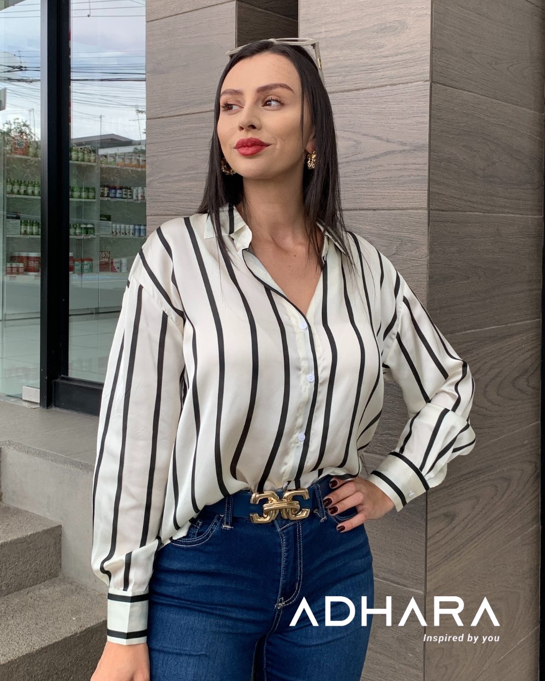 Blusa Seda de Rayas (2904)