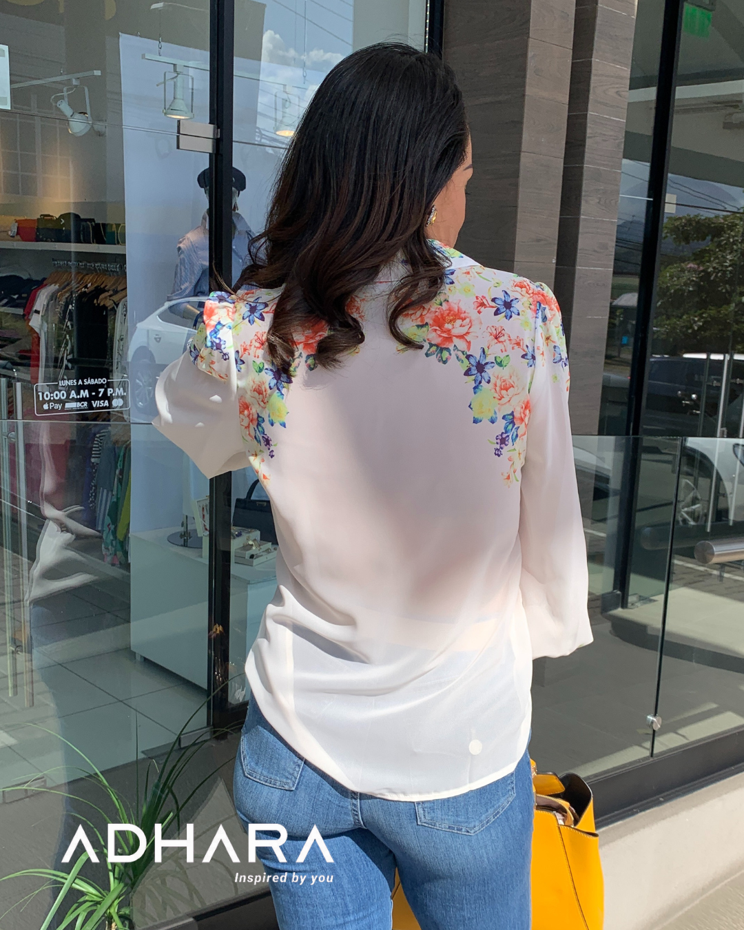 Blusa Tergal Flores (2855)