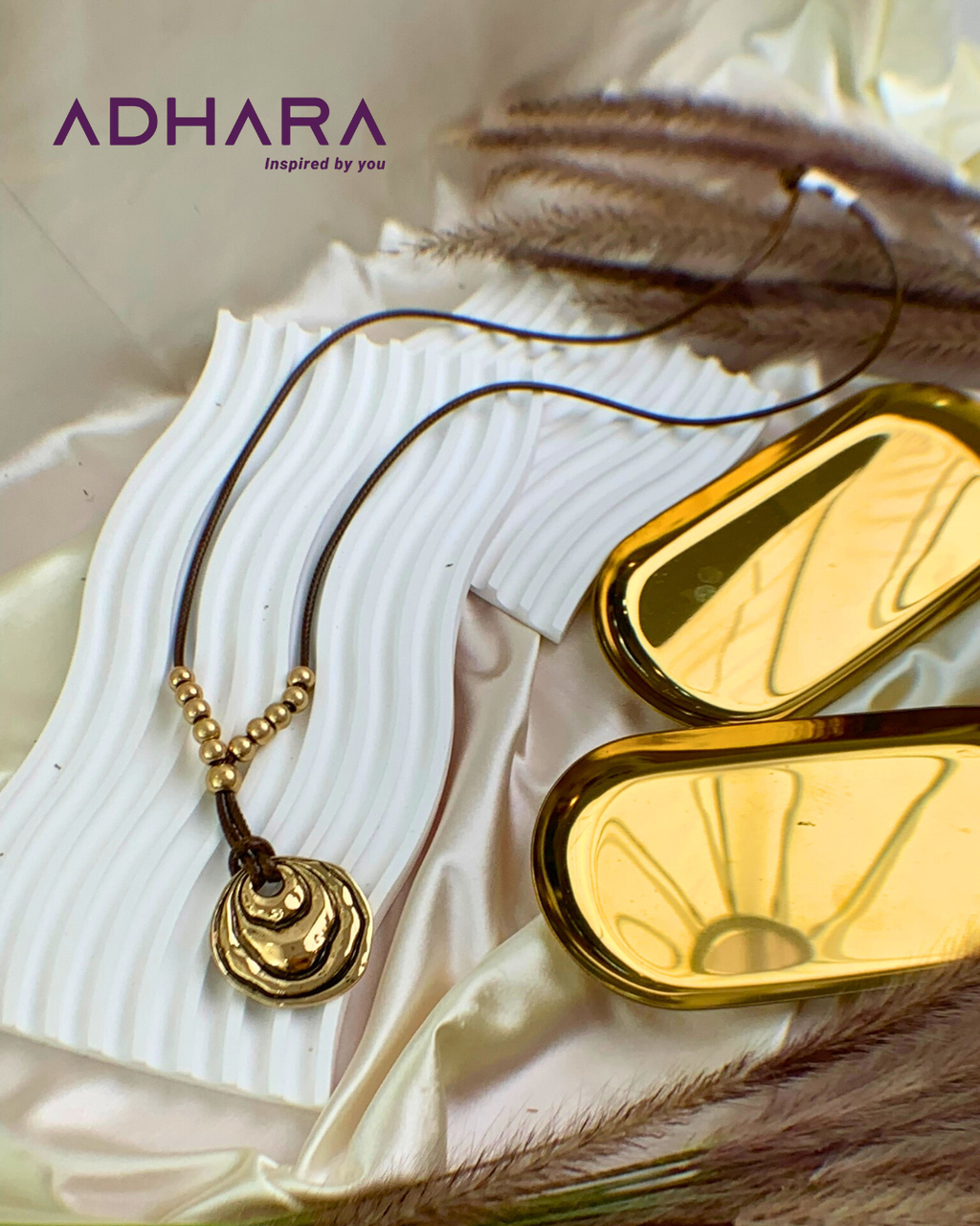 Collar Circulo Asimetrico (8849)