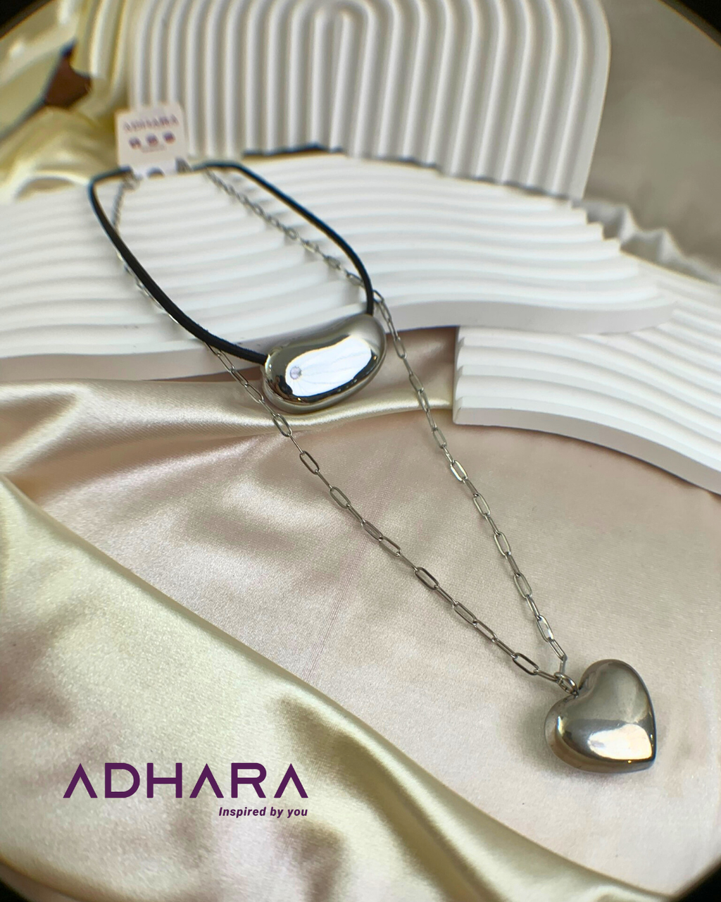 Collar Doble Acero Inox (8826)