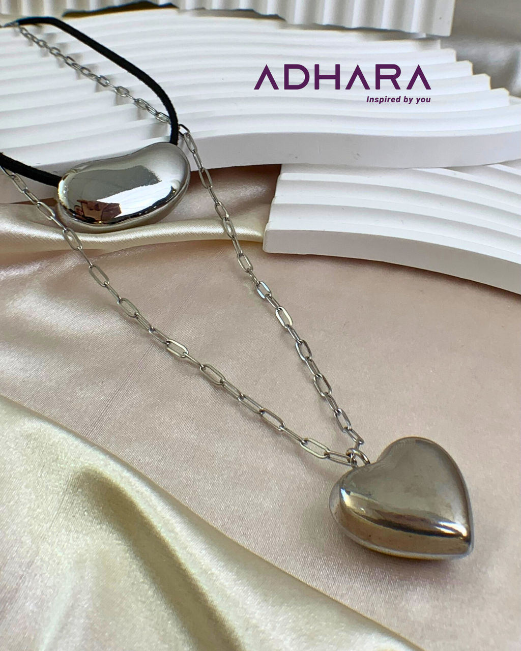 Collar Doble Acero Inox (8826)